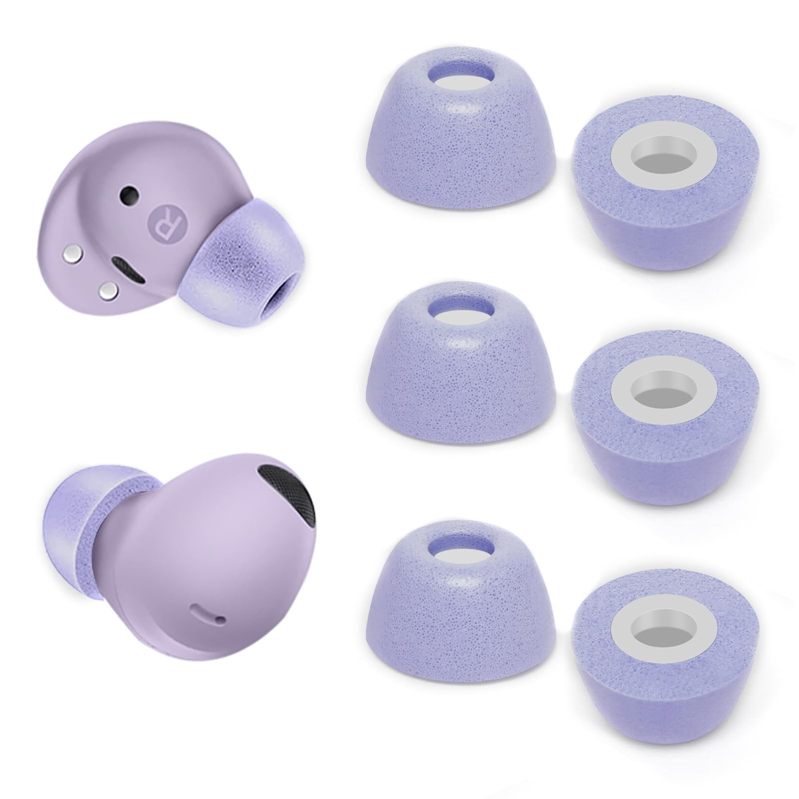 Memory Foam Ear Tips for Samsung Galaxy Buds2 Pro Replacement Buds Eartips Fit