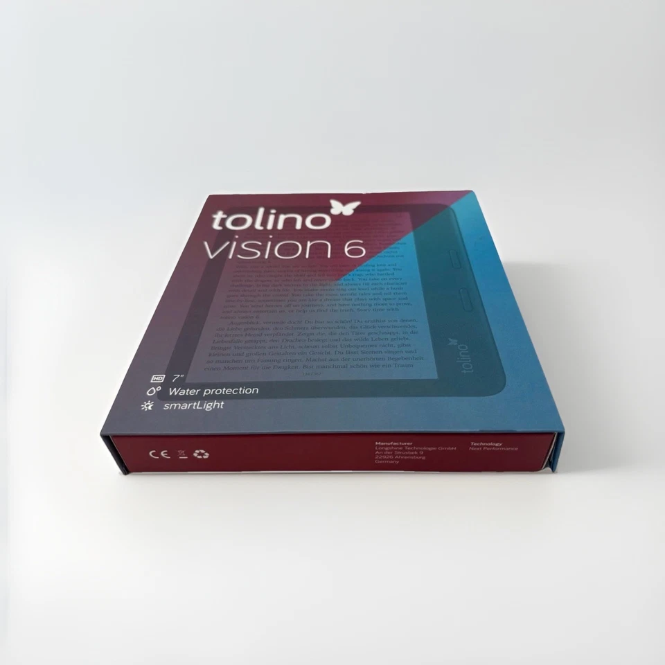 tolino® vision 6 – 6“ eReader, wasserfest, SmartLight, 8 GB Speicher - Bild 3 von 4
