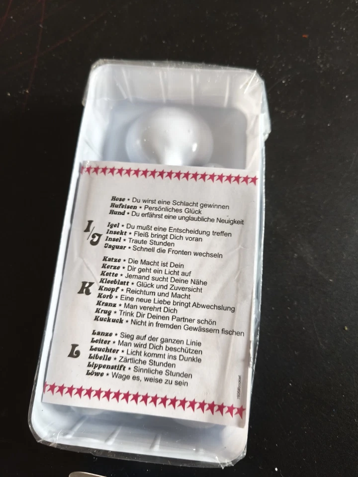 Blei gießen Nico Silvester. echtes original  Traditionell . Blick in die Zukunft - Bild 4 von 4