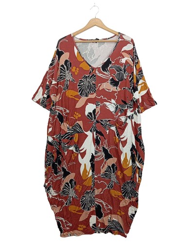 EVANS Abito a maniche corte Donna Taglia IT 46 marrone-bianco-nero stile casual - Foto 5 di 5