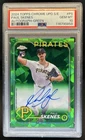 2024 Topps Chrome Sapphire Paul Skenes Auto RC Green Refractor #/99 PSA 10