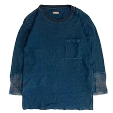 KAPITAL IDG Kohaze Sashiko Long-Sleeve Cutsew Size 2 (M) Japan