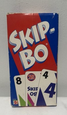 Skip Bo Card Game Mattel Vintage 2003 Edition/ Complete Set