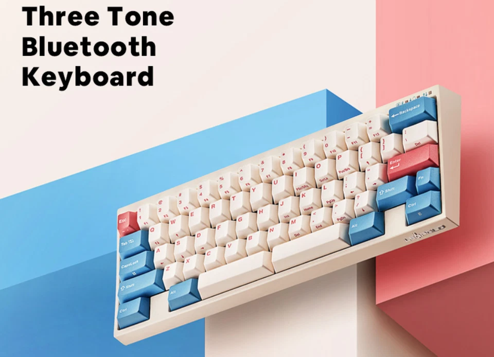 Leopold FC900RBT MX2A Mechanische Tastatur Korallenblau Bluetooth US Layout