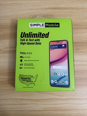 Total by Verizon/TracFone TCL K24 64GB Gray Prepaid Android 14 Smartphone