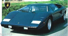 1974-1978 Lamborghini COUNTACH Spec Sheet / Brochure: 1975,1976,1977