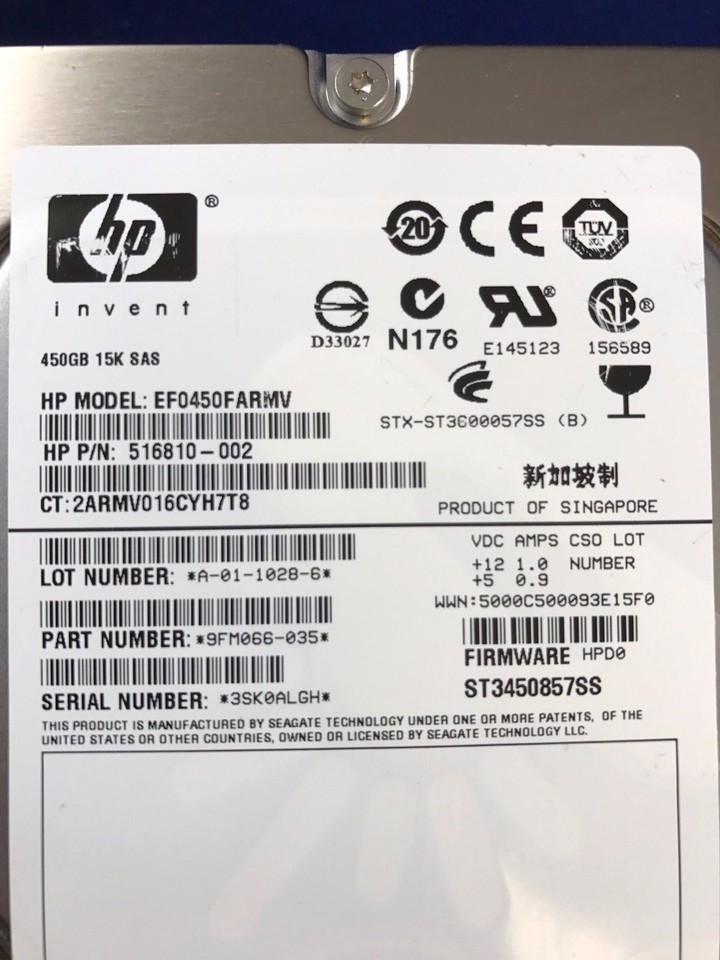 HP 454232-B21 - HP 450GB SAS 3G 15K LFF HDD Per HP - Foto 9