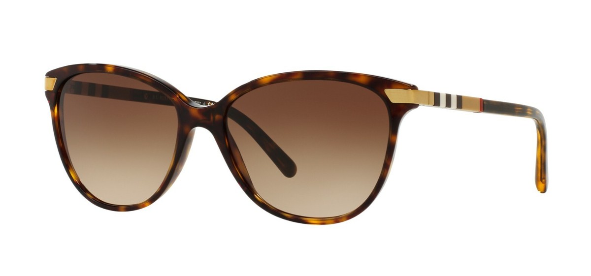 Burberry REGENT COLLECTION BE 4216 Dark Havana/Brown Shaded  display picture 3