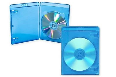 DRAGONTRADING® 50 Blu-Ray 11 mm Storage Cases for Single Disc with Logo Branded Dragon Trading®