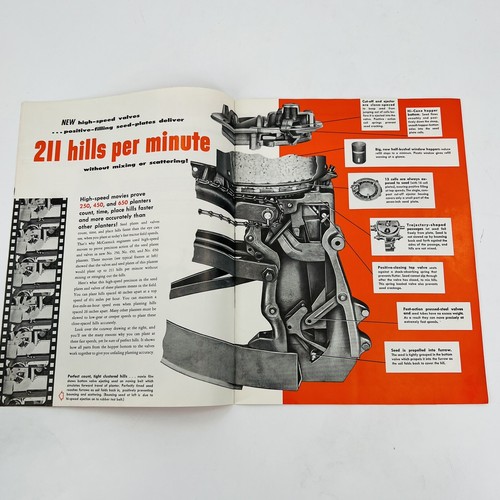 VINTAGE INTERNATIONAL HARVESTER CORN PLANTER COLOR BROCHURE 2 4 & 6 Row - Picture 3 of 8