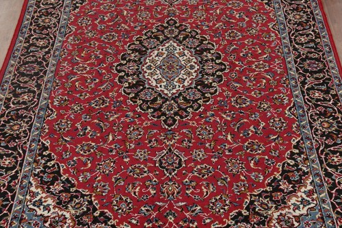 Living Room Turkish Floral Red 6x10 ft Area Rug Soft Pile Carpet - Picture 4 of 18