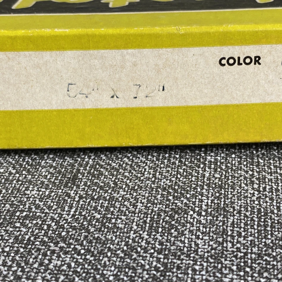 Vintage Plastolyn Vinyl Table Cloth 54" x 72" Floral Pattern NOS - Image 3 of 4