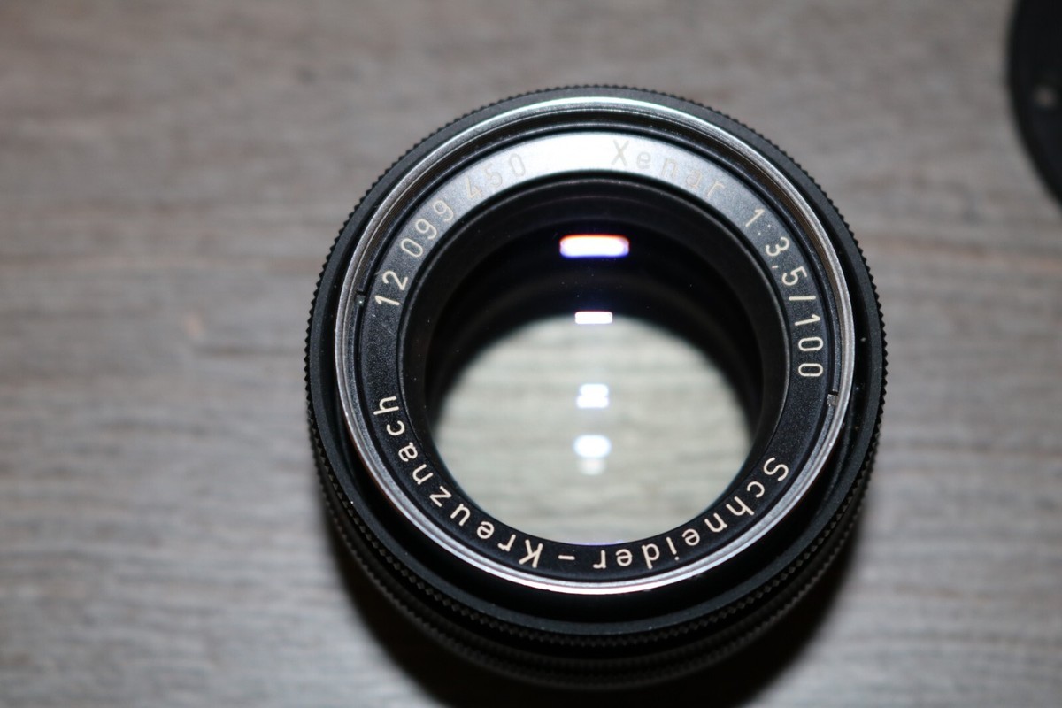 Schneider-Kreuznach Xenar 100mm f3.5 Medium Format Camera Lens