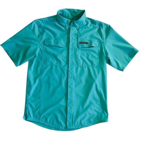 Cabela's Guidewear Mens Blue Long Sleeve Collared