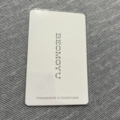 TXT BEOMGYU Blue Hour Lucky draw Official Trading Photocard GLOBAL