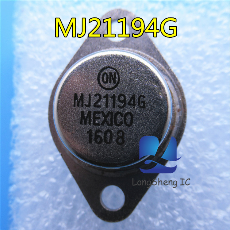 ON Semiconductor MJ21194 Transistor NPN MJ21194G ON Semiconductor In Case TO -3 – Per Amplificatori Audio E Alimentatori Di Potenza Prova Transistor - Foto 3