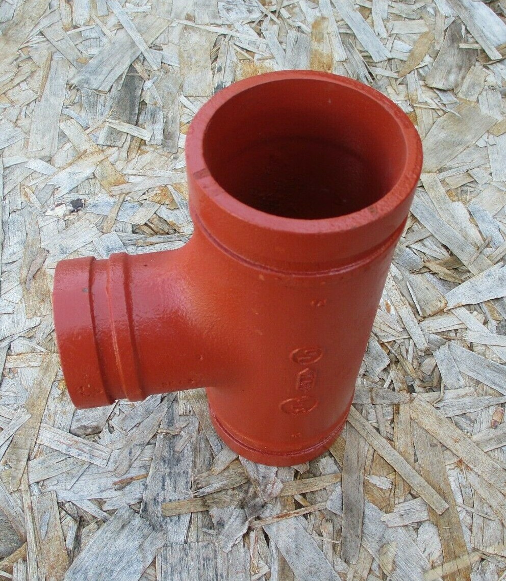 GRINNELL 3" x 21/2" Figure 221 Reducing Tee Grooved End IPS Pipe Fitting eBay