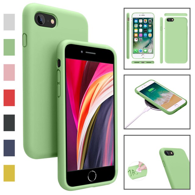 For Apple iPhone SE 2020 2nd Generation Silicone Case Thin ...