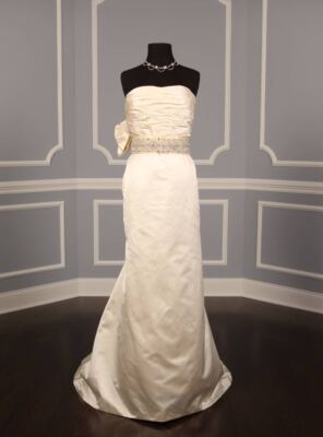Anne Barge Bridal Belt ANNE BARGE Bridal Sash Belt Ivory Beaded Embellished for  main image 2