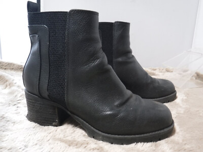 PM3 VTG Inspired MIA Colten Chunky Heel Lug Sole Black