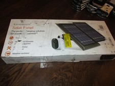 Wasserstein 3-Pack Solar Panel for Arlo Essentials Security Cameras Open Box