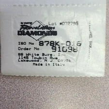 SS-WHITE - Piranha Diamonds 878K-016 , (9 Pack)