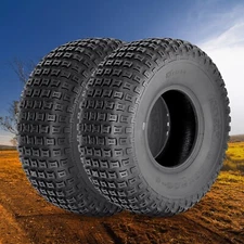 Upgrade Set Of 2 20x7-8 ATV Tires 4PR Heavy Duty 20x7x8 Tubeless Replacement