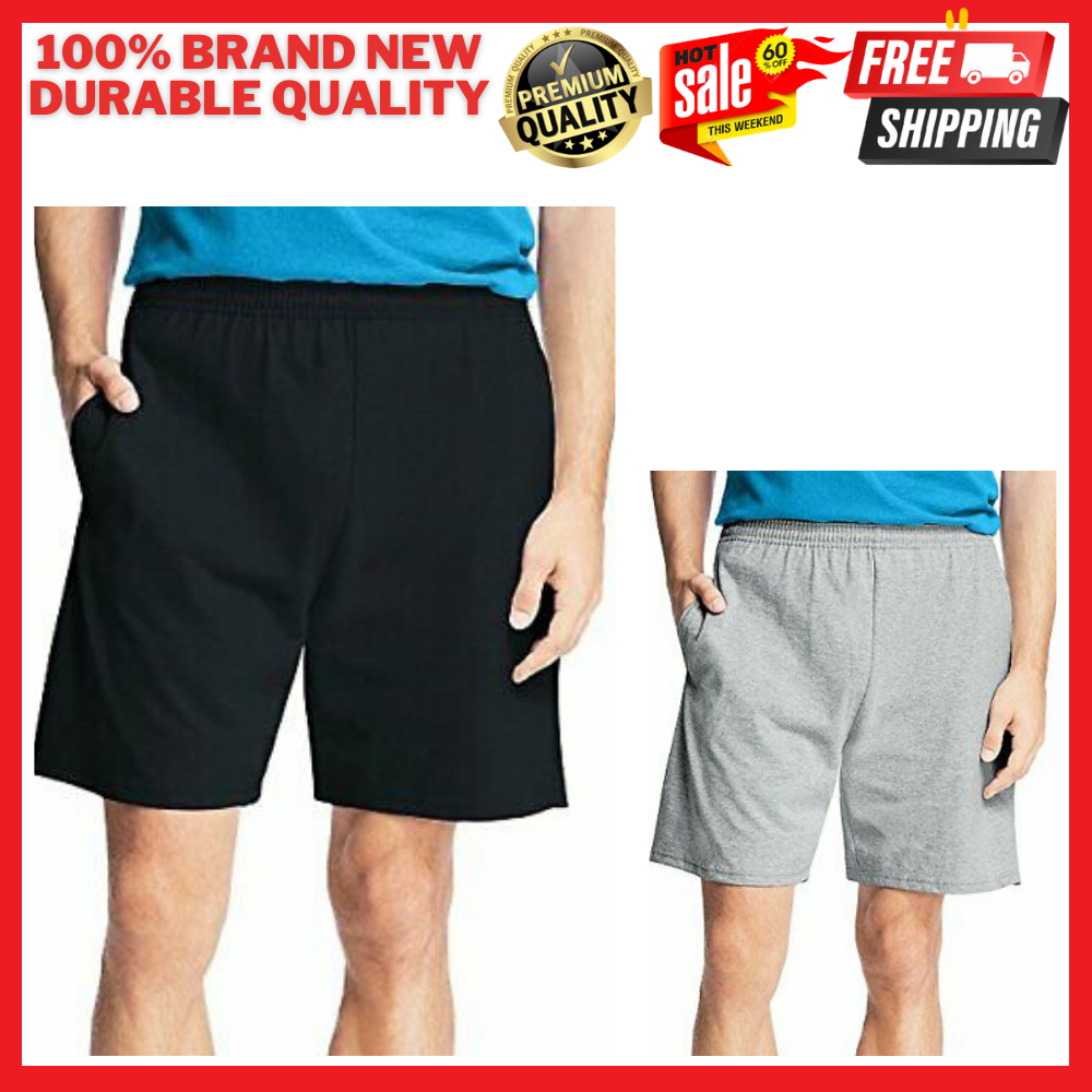 Hanes Men's Jersey Short with Pockets eBay