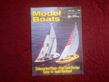 UNA COPIA DELLA RIVISTA MODELLINI BARCHE GIUGNO 1978