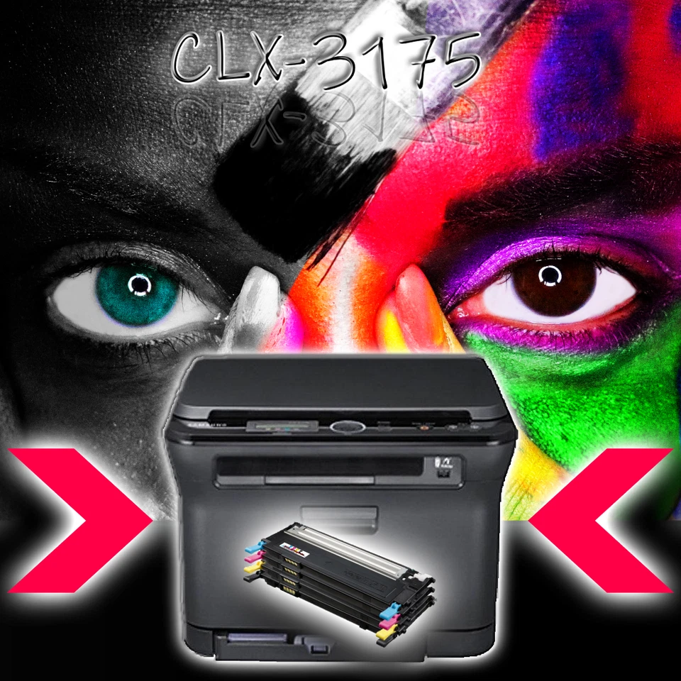 SAMSUNG Multifunktions-Farblaserdrucker CLX-3175 inkl. neue Toner