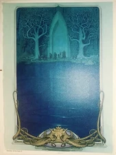 LORD OF THE RINGS PRINTERS PROOF OOAK, STEVE HICKMAN'S WATCHER AT THE GATE, MINT