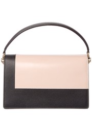 Valextra Swing Medium Leather Shoulder Bag Women's Black