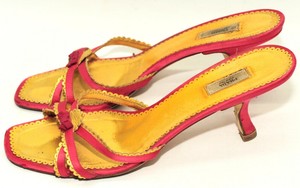 open toe kitten heel mules