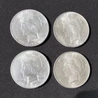 Peace Silver Dollars From Philadelphia Mint Grade F-VF Dated From 1922