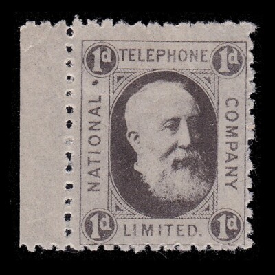 GB STAMP.1884.1d NATIONAL TELEPHONE COMPANY. MH