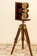 Vintage Projector Camera With Tripod Stand Nautical Decorative Showpiece Decor