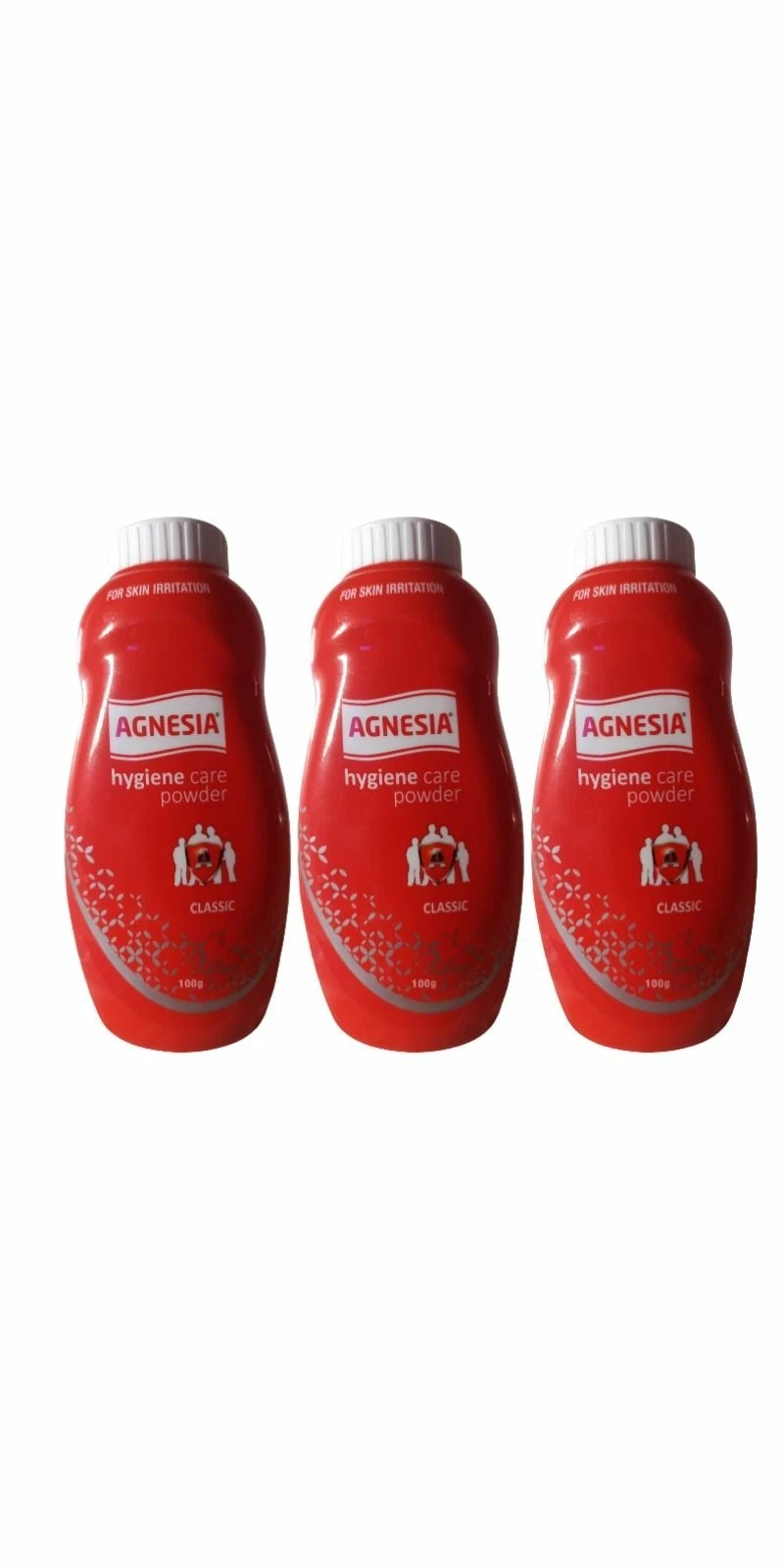 Heat Powder Agnesia Antibacterial 100g Prickly RashBody(3 x 100g)Hygiene Classic