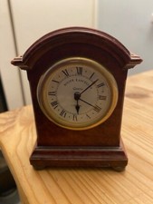 Vintage Classic English Mantel Travel Clock by Roger Lascelles Clocks of London