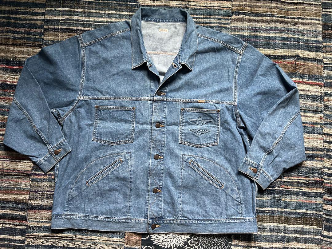 KAPITAL kapital BIG G Jean Hervey Denim Jacket Oversized | eBay 