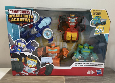 Transformers Rescue Bots Academy Team Converting Action Figure Pack Of 4 NEW Toy
