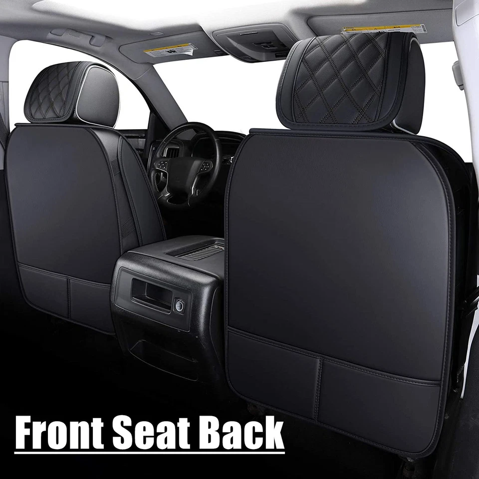 For 2007-2021 Chevy Silverado GMC Sierra 1500 Car Front Rear Seat Cover Full Set - Image 4 of 4