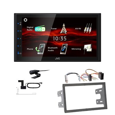 JVC Bluetooth 2DIN DAB+ Autoradio für Volkswagen VW Golf IV 1997-2003