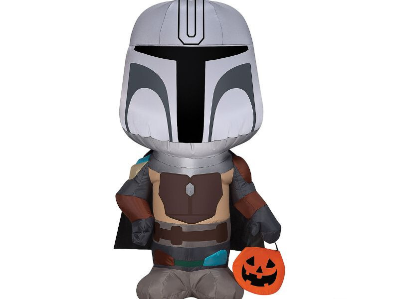 Mandalorian Star Wars Inflatable Costume Halloween Party Accessory Cosplay Adult