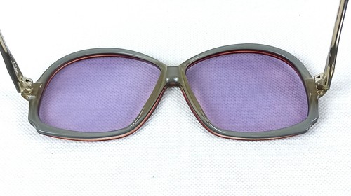 OCCHIALI DA SOLE HIP-HOP CAZAL VIOLA GERMANIA VINTAGE MOD. 156 58-10 W/T CUSTODIA ORIGINALE - Foto 12 di 14
