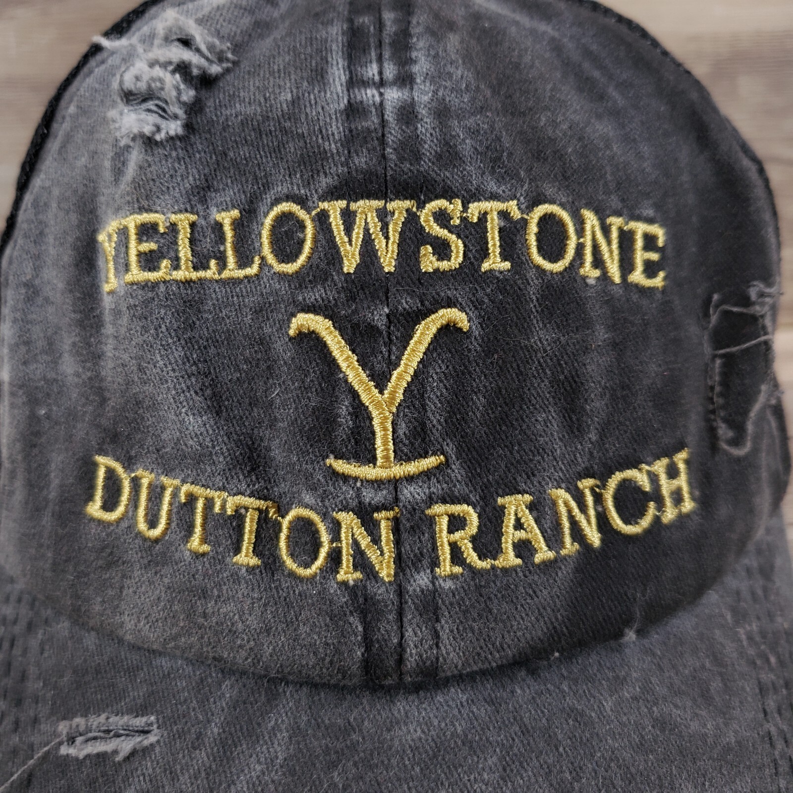 Yellowstone Dutton Ranch Hat Cap Strap Back Distr… - image 2