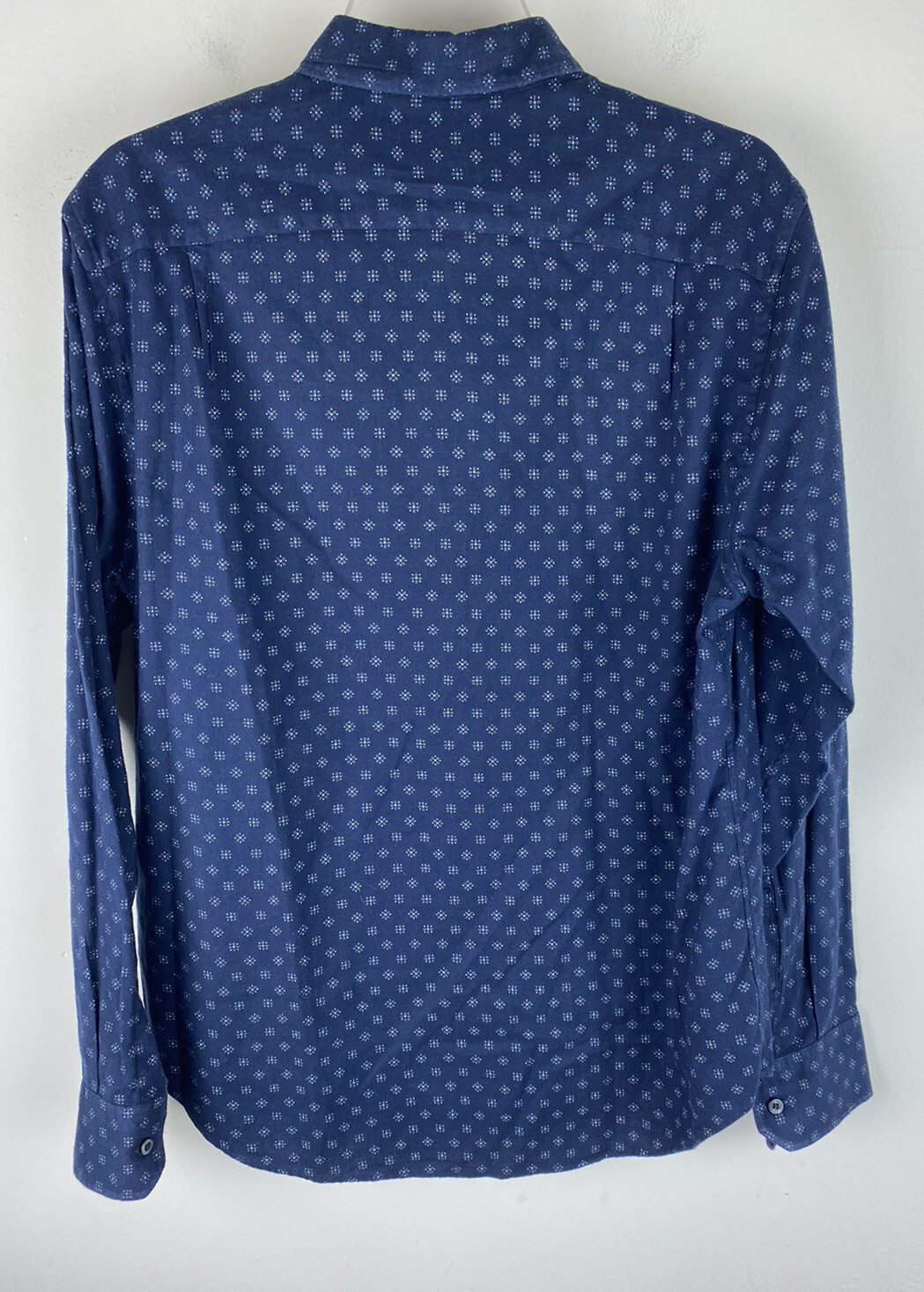 Bonobos Mens Shirt Medium Navy Blue Patterned Sta… - image 3