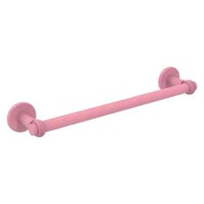 Allied Brass 2051T/24-PNK Continental 24" Towel Bar with Twist Detail, Pink