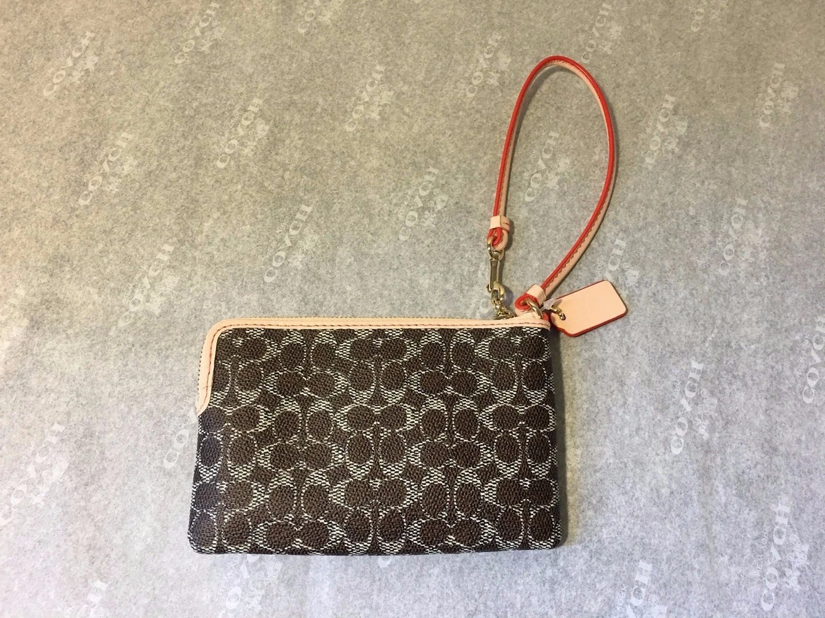 Coach apricot wallet Clearance
