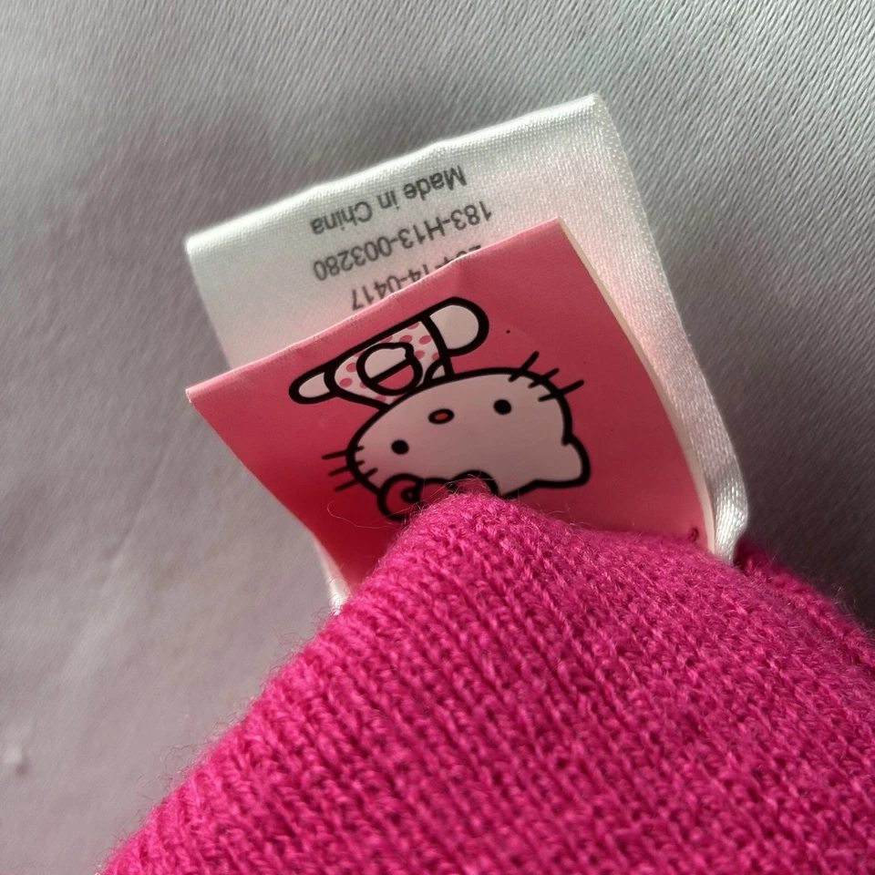 Gorro Hello Kitty Niñas Jóvenes Niños Rosa Caliente 2013 Talla Única Gorra de Invierno  Foto 4 de 4