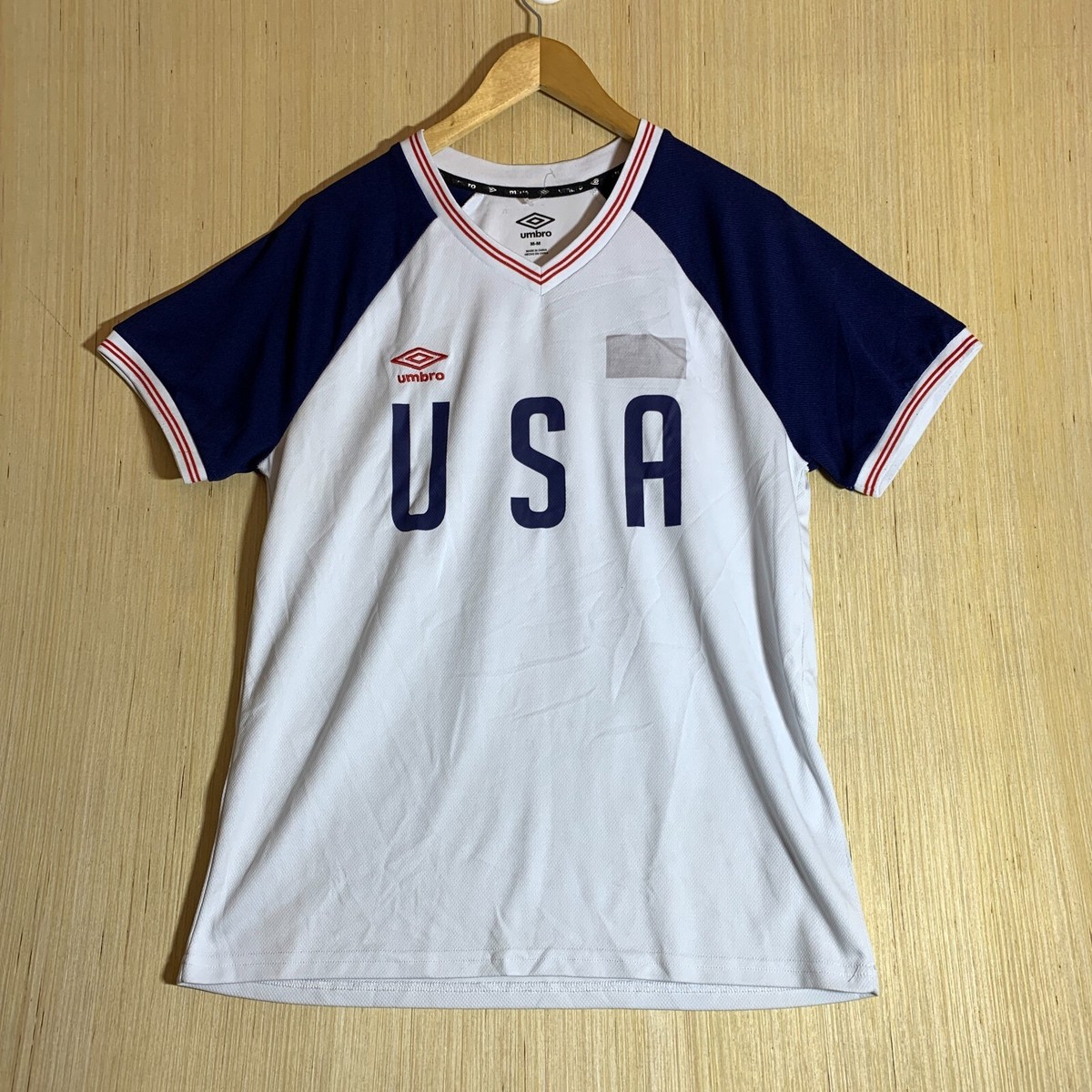 Umbro USA National Team Jersey Adult Medium White Short Sleeve